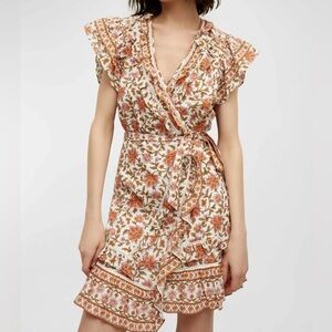 Veronica beard floral mini dress
